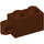 LEGO Brun rougeâtre Brique 1 x 2 avec Charnière Shaft (Arbre affleurant) (34816)