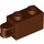 LEGO Reddish Brown Brick 1 x 2 with Hinge Shaft (Flush Shaft) (34816)