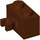 LEGO Reddish Brown Brick 1 x 2 with Vertical Clip (Gap in Clip) (30237)