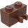 LEGO Brun rougeâtre Brique 1 x 2 avec Verticale Agrafe (Ouvrir le clip &#039;O&#039;) (42925 / 95820)