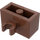 LEGO Reddish Brown Brick 1 x 2 with Vertical Clip (Open &#039;O&#039; clip) (42925 / 95820)