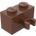 LEGO Reddish Brown Brick 1 x 2 with Vertical Clip with Open &#039;O&#039; Clip (42925 / 95820)