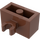 LEGO Reddish Brown Brick 1 x 2 with Vertical Clip with Open &#039;O&#039; Clip (42925 / 95820)