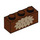 LEGO Roodachtig Bruin Steen 1 x 3 met Tan Chest Fur (3622 / 104210)