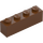 LEGO Reddish Brown Brick 1 x 4 with 4 Studs on One Side (30414)