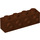 LEGO Reddish Brown Brick 1 x 4 with 4 Studs on One Side (30414)