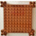 LEGO Brun rougeâtre Brique 12 x 12 x 1 avec Grooved Coin Supports (30645)
