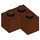 LEGO Reddish Brown Brick 2 x 2 Corner (2357)