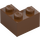 LEGO Reddish Brown Brick 2 x 2 Corner (2357)