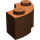 LEGO Rötlich-braun Backstein 2 x 2 Runden Ecke mit Bolzenkerbe und verstärkter Unterseite (85080)