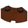 LEGO Reddish Brown Brick 2 x 2 Round Corner with Stud Notch and Reinforced Underside (85080)