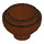 LEGO Reddish Brown Brick 2 x 2 Round Dome Inverted (15395)