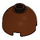 LEGO Brun rougeâtre Brique 2 x 2 Rond avec Dome Haut (Goujon creux, support d&#039;essieu) (3262 / 30367)