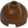 LEGO Reddish Brown Brick 2 x 2 Round with Dome Top (with Axle Holder) (3262 / 30367)