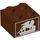 LEGO Reddish Brown Brick 2 x 2 with Animal (3003 / 25660)