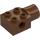 LEGO Reddish Brown Brick 2 x 2 with Hole and Rotation Joint Socket (48169 / 48370)