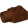 LEGO Reddish Brown Brick 2 x 2 with Hole and Rotation Joint Socket (48169 / 48370)