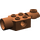 LEGO Reddish Brown Brick 2 x 2 with Horizontal Rotation Joint and Socket (47452)