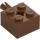 LEGO Reddish Brown Brick 2 x 2 with Pin and Axlehole (6232 / 42929)