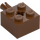 LEGO Reddish Brown Brick 2 x 2 with Pin and Axlehole (6232 / 42929)