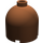 LEGO Brun rougeâtre Brique 2 x 2 x 1.7 Rond Cylindre avec Dome Haut (26451 / 30151)