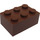 LEGO Reddish Brown Brick 2 x 3 (3002)