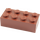 LEGO Reddish Brown Brick 2 x 4 (3001 / 72841)