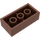 LEGO Reddish Brown Brick 2 x 4 with Axle Holes (39789)