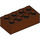 LEGO Reddish Brown Brick 2 x 4 with Axle Holes (39789)
