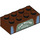 LEGO Reddish Brown Brick 2 x 4 with &quot;TOW MATER&quot; (3001 / 94857)