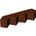 LEGO Brun rougeâtre Brique 4 x 4 Facet (14413)