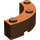 LEGO Brun rougeâtre Brique 4 x 4 Rond Coin (Large avec 3 Goujons) (48092 / 72140)