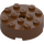 LEGO Reddish Brown Brick 4 x 4 Round with Hole (87081)