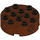 LEGO Reddish Brown Brick 4 x 4 Round with Holes (6222)