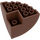 LEGO Reddish Brown Brick 5 x 5 x 3.3 Round Corner Quarter Dome (76776)