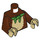 LEGO Reddish Brown Brother Monkey Minifig Torso (973 / 76382)