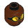LEGO Brun rougeâtre Bumblebee Minifigure Diriger (Goujon solide encastré) (3626 / 66417)