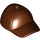 LEGO Reddish Brown Cap with Short Curved Bill with Hole on Top (11303)