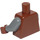 LEGO Reddish Brown Castle Torso with Scale Armor and Silver Amulet (The Guardian) (973)