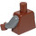 LEGO Reddish Brown Castle Torso with Scale Armor and Silver Amulet (The Guardian) (973 / 73403)