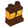 LEGO Brun rougeâtre Catman Minifigure Hanches et jambes (3815 / 21019)