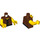 LEGO Roodachtig Bruin Chan Kong-Sang Minifig Torso (973 / 76382)