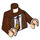 LEGO Reddish Brown Chandler Bing Minifig Torso (973 / 76382)