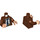 LEGO Reddish Brown Commissioner Gordon Minifig Torso (973 / 76382)