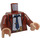 LEGO Rötlich-braun Commissioner Gordon Minifig Torso (973 / 76382)