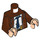 LEGO Reddish Brown Commissioner Gordon with Brown Coat Minifig Torso (973 / 76382)