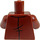 LEGO Brun Rougeâtre Commissioner Gordon avec Marron Coat Minifigurine Torse (973 / 76382)