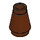 LEGO Reddish Brown Cone 1 x 1 with Top Groove (28701 / 59900)