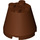 LEGO Reddish Brown Cone 3 x 3 x 2 with Axle Hole (6233 / 45176)