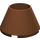 LEGO Reddish Brown Cone 4 x 4 x 2 Hollow (4742)